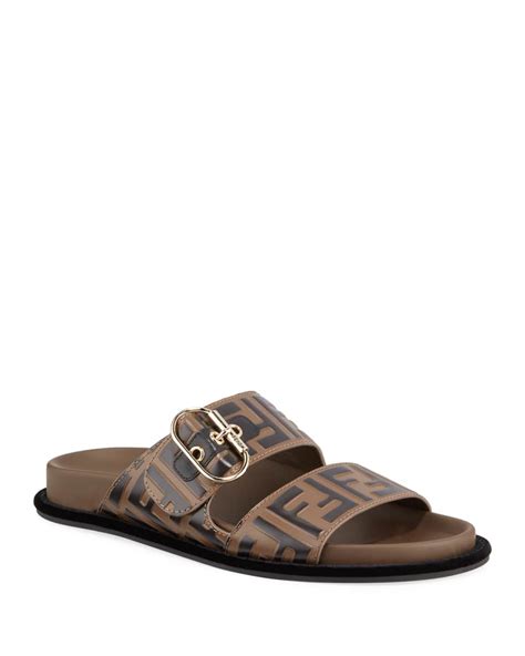 fendi slides on sale|fendi slides sale cettire.